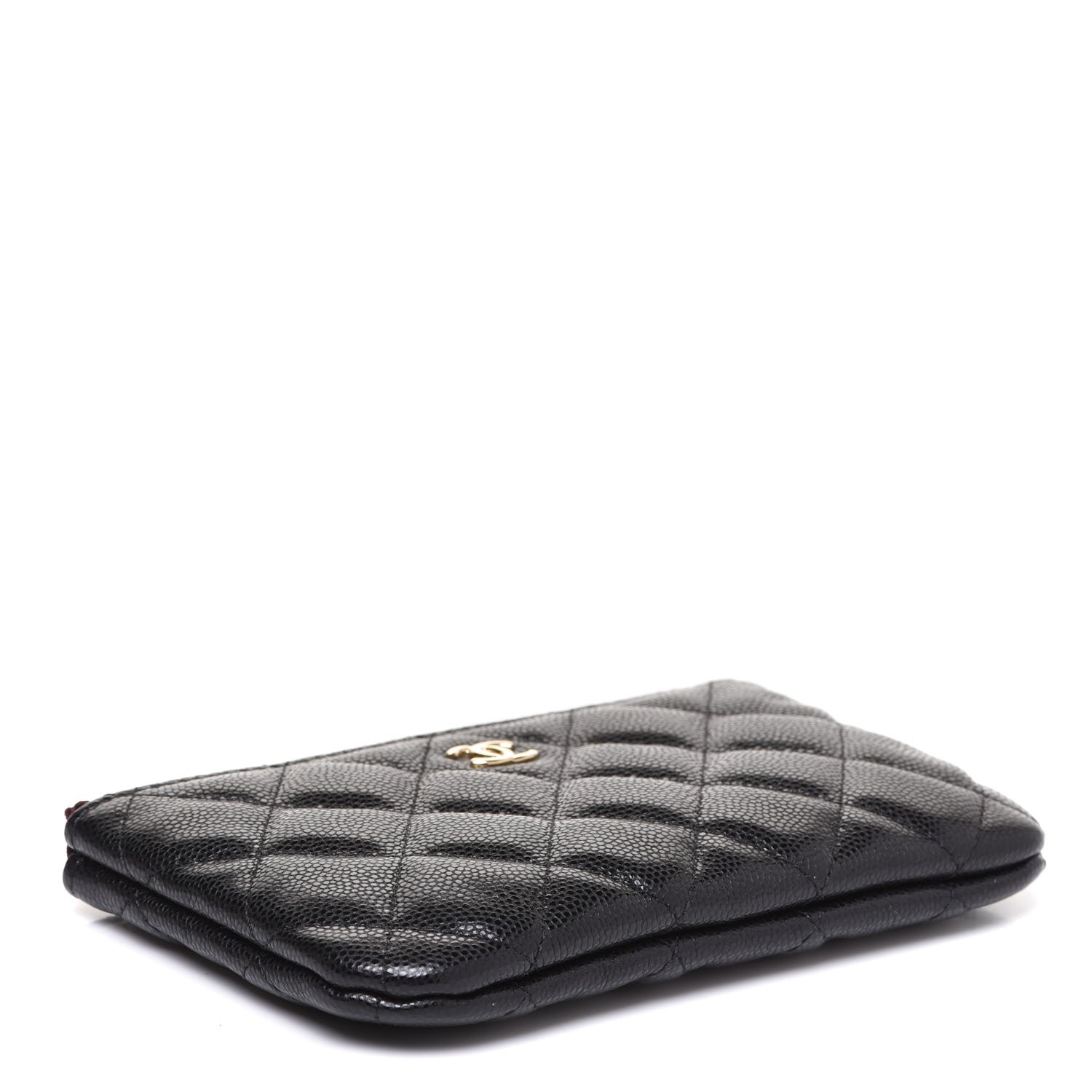 Chanel Caviar Quilted Small Cosmetic Case Black 4 of 8