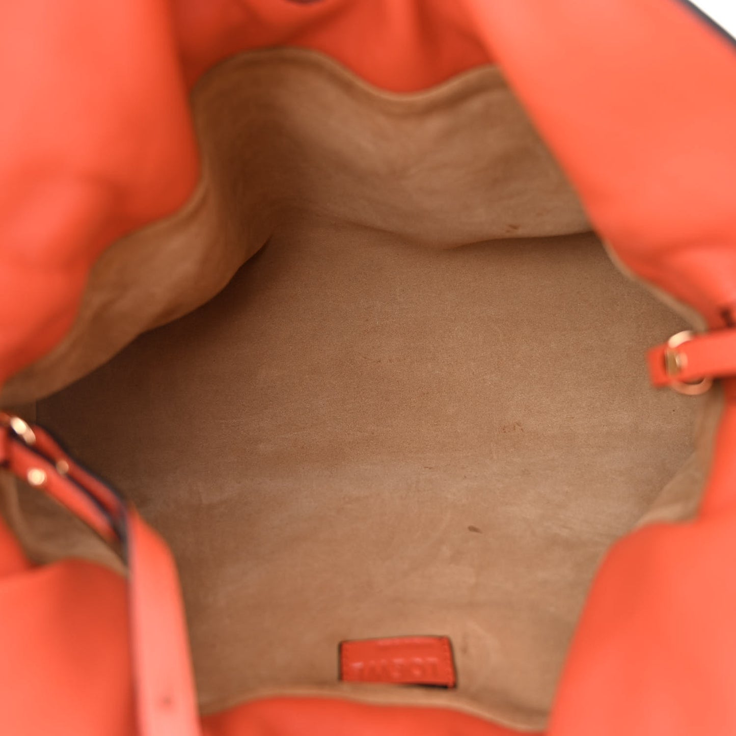 Nappa Flamenco Knot Clutch Vermillion
