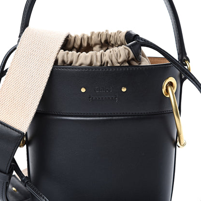 Chloe Smooth Calfskin Mini Roy Bucket Bag Black 7 of 10