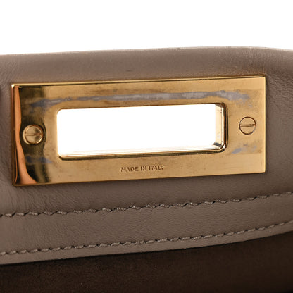 Fendi Vitello Seta Plexiglass Tortoise Medium Peekaboo Iconic Satchel Tortora 6 of 13