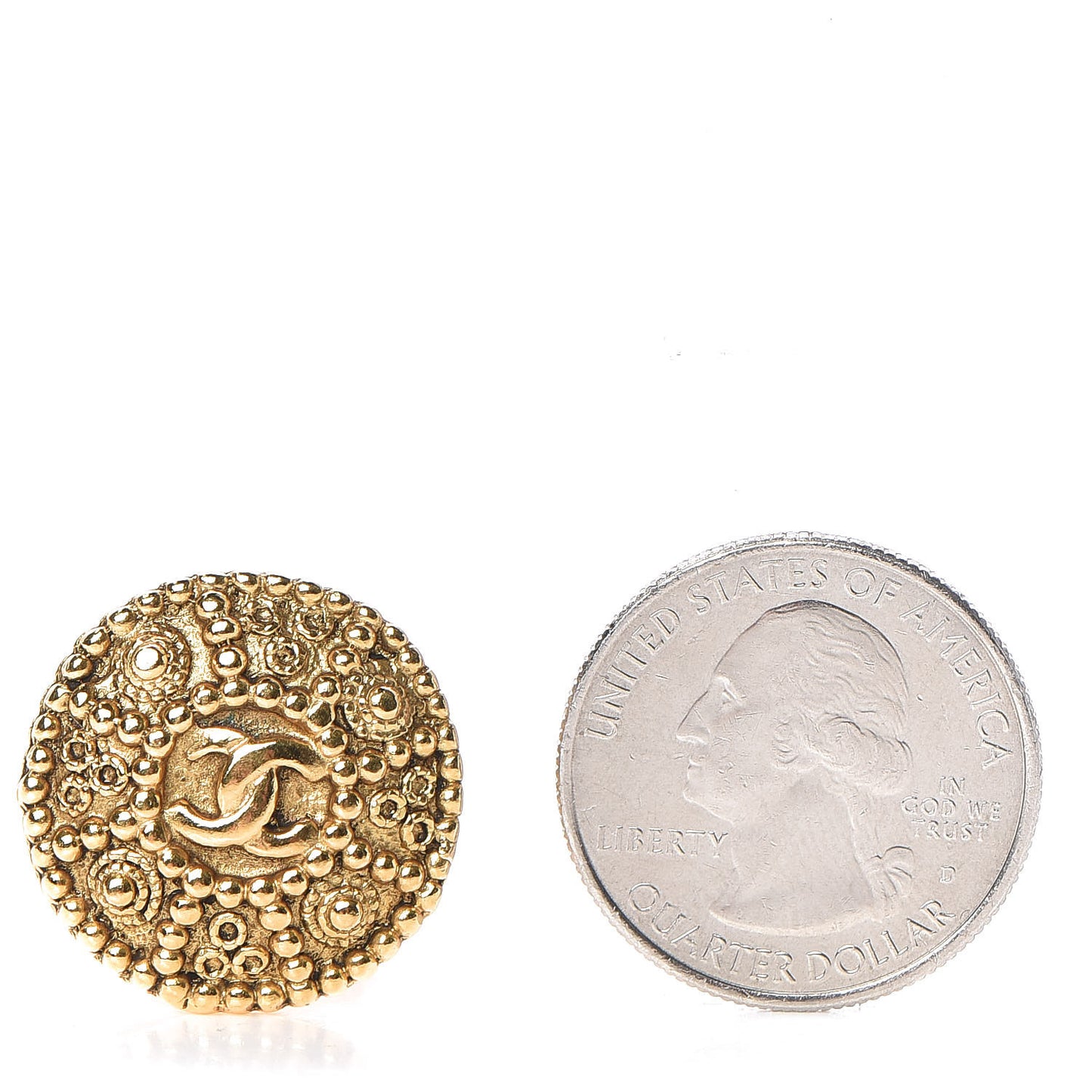 CC Cufflinks Gold