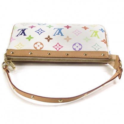 Louis Vuitton Monogram Multicolor Pochette Accessories White 6 of 9