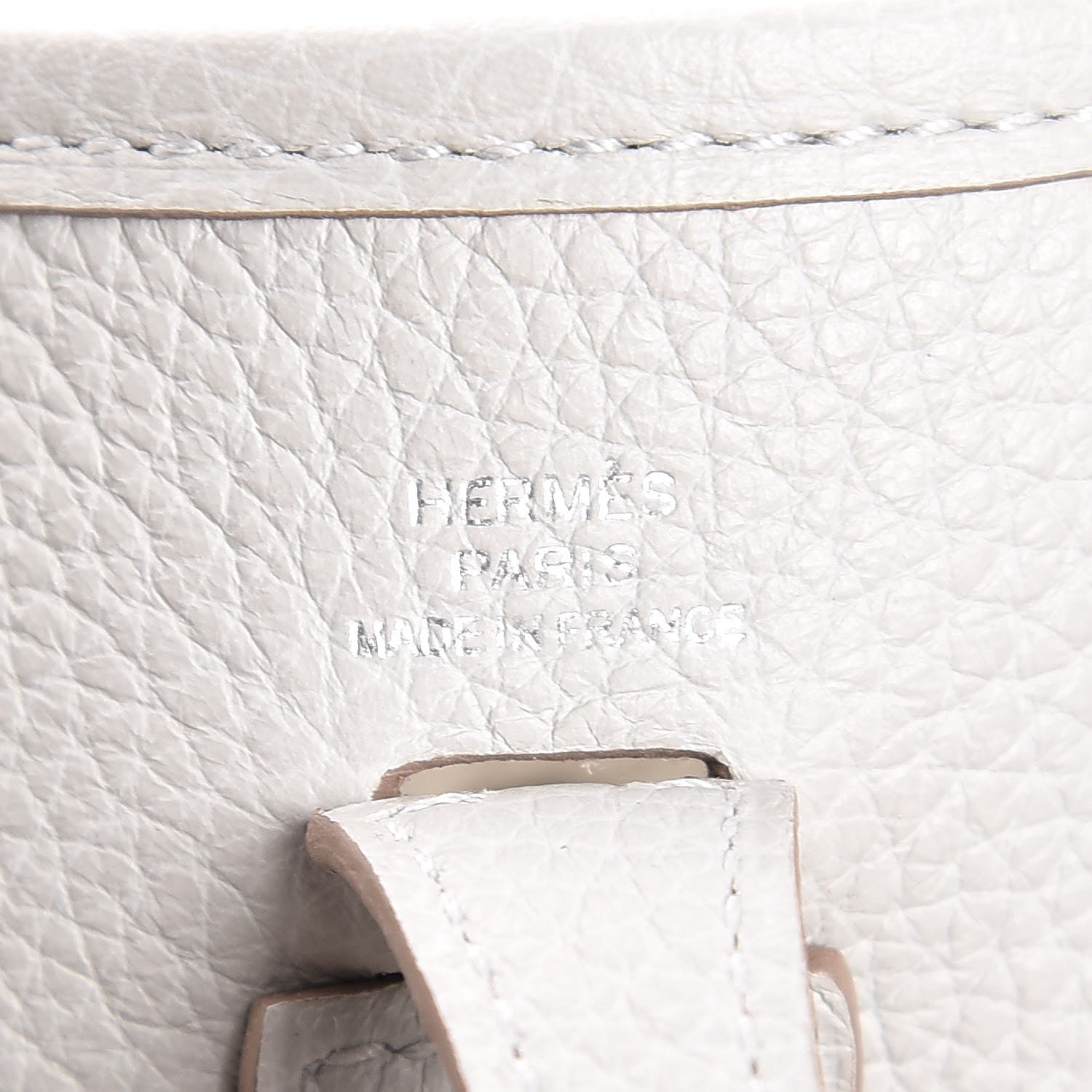 Hermes Taurillon Clemence Amazone Evelyne TPM Gris Perle Etain 6 of 10