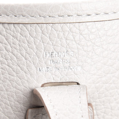 Hermes Taurillon Clemence Amazone Evelyne TPM Gris Perle Etain 6 of 10