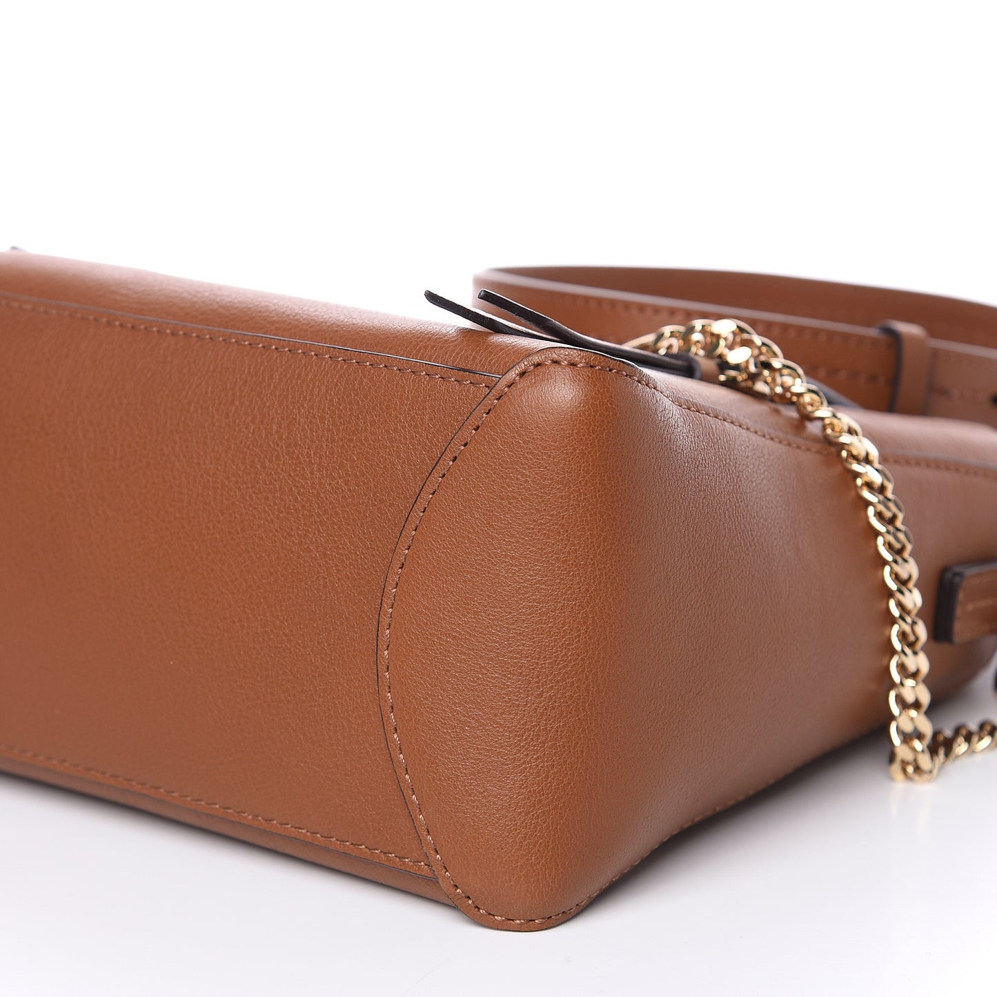 Calfskin Small Faye Day Shoulder Bag Tan