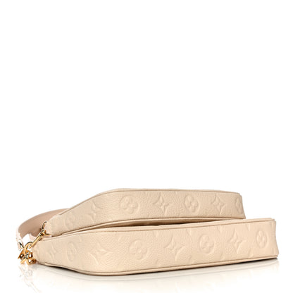 Louis Vuitton Empreinte Monogram Giant Multi Pochette Accessories Cream 4 of 13