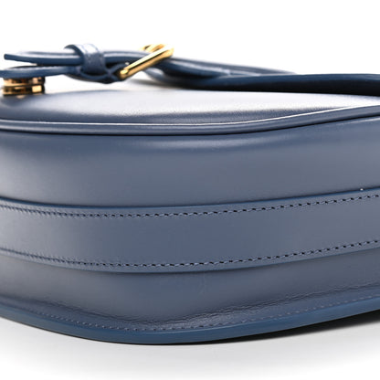 Christian Dior Box Calfskin Medium Bobby Flap Denim Blue 8 of 9