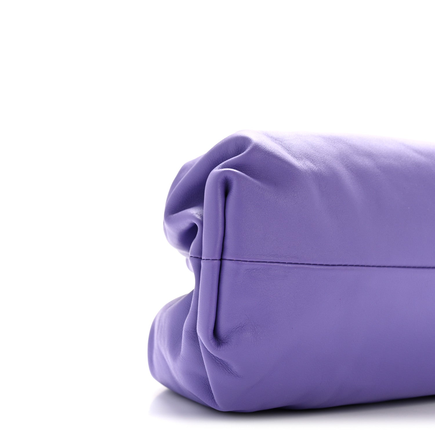 Bottega Veneta Smooth Butter Calf The Pouch Oversized Clutch Purple 9 of 11