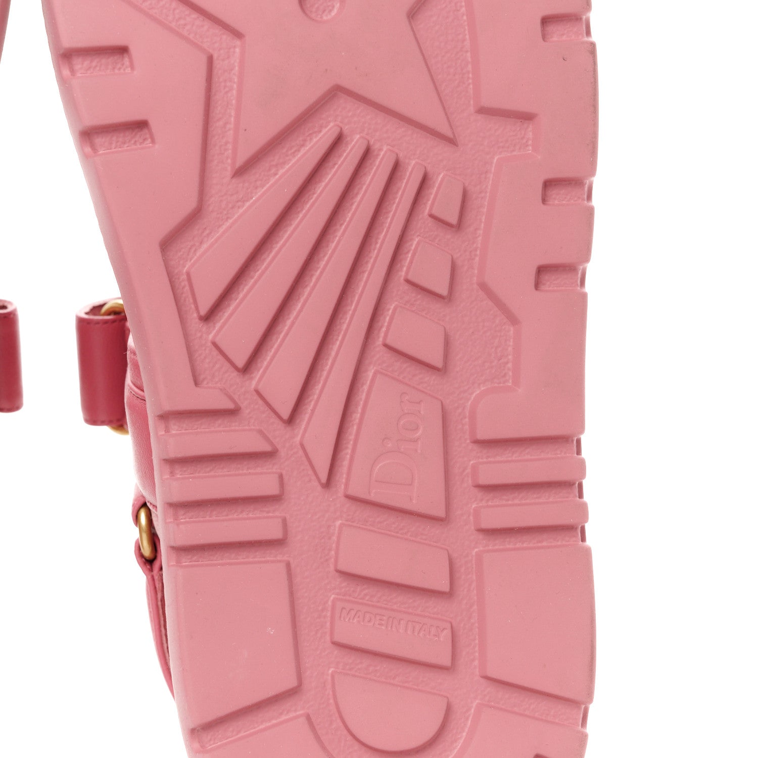 Christian Dior Lambskin Dioract Sandals 38 Pink 6 of 9
