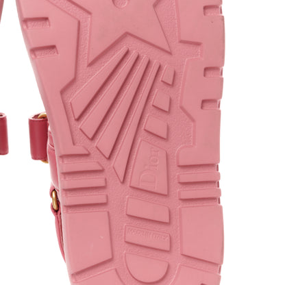 Christian Dior Lambskin Dioract Sandals 38 Pink 6 of 9