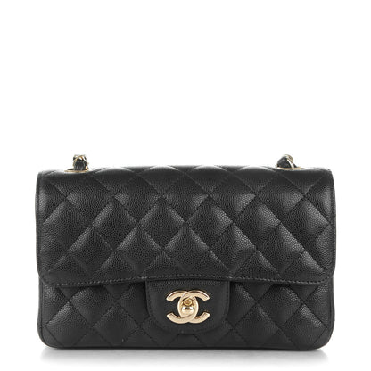 Chanel Caviar Quilted Mini Rectangular Flap Black 1 of 8