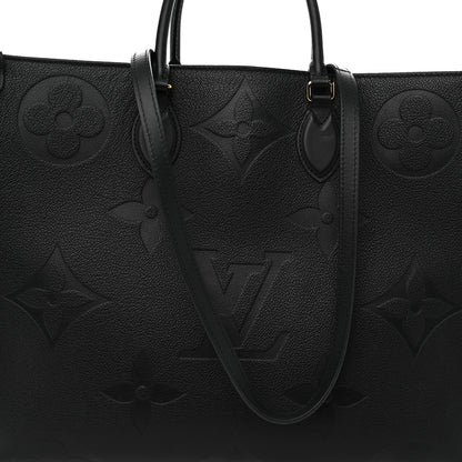 Louis Vuitton Empreinte Monogram Giant Onthego GM Black 7 of 9
