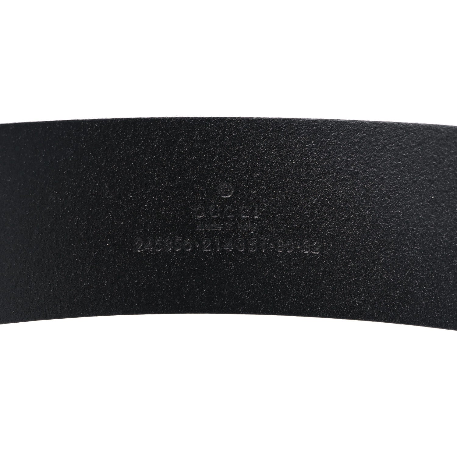 Gucci Calfskin Lovely Heart GG 40mm Belt 80 32 Black 3 of 4