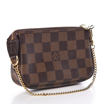 Louis Vuitton Damier Ebene Mini Pochette Accessories 3 of 9