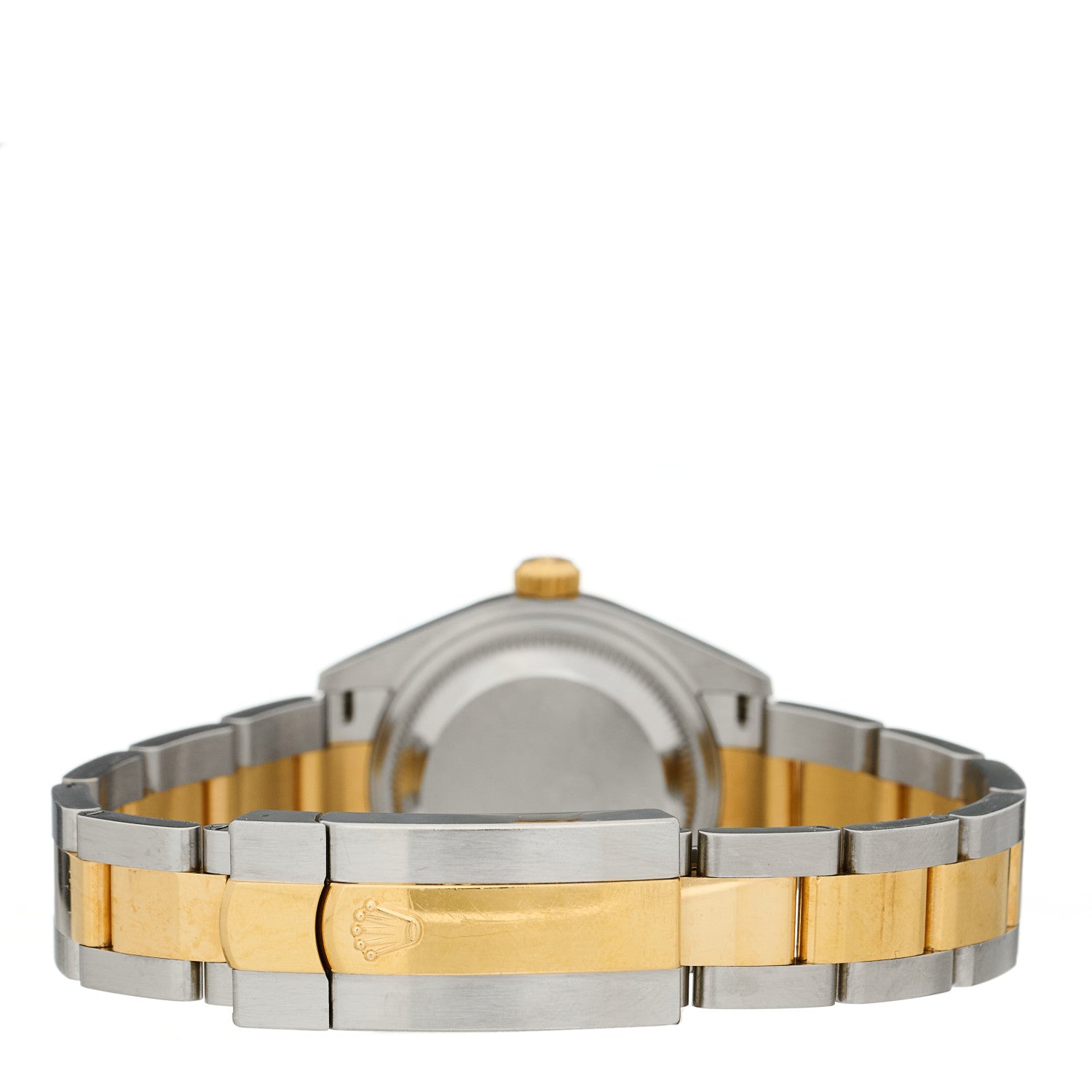 Rolex Stainless Steel 18K Yellow Gold Diamond 28mm Oyster Perpetual Datejust Watch Silver 279173 3 of 5