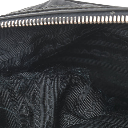 Prada Tessuto Nylon Saffiano Flat Messenger Bag Black 11 of 11