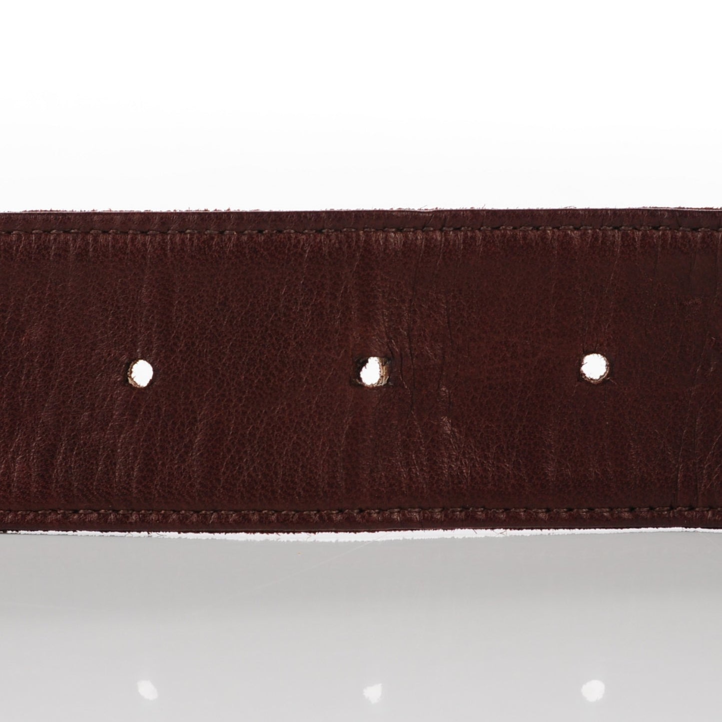 Suede CC Chain Belt 75 30 Brown