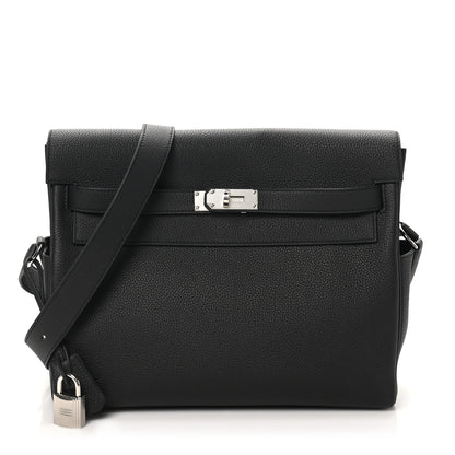 Hermes Togo Kelly Messenger GM Black 1 of 11