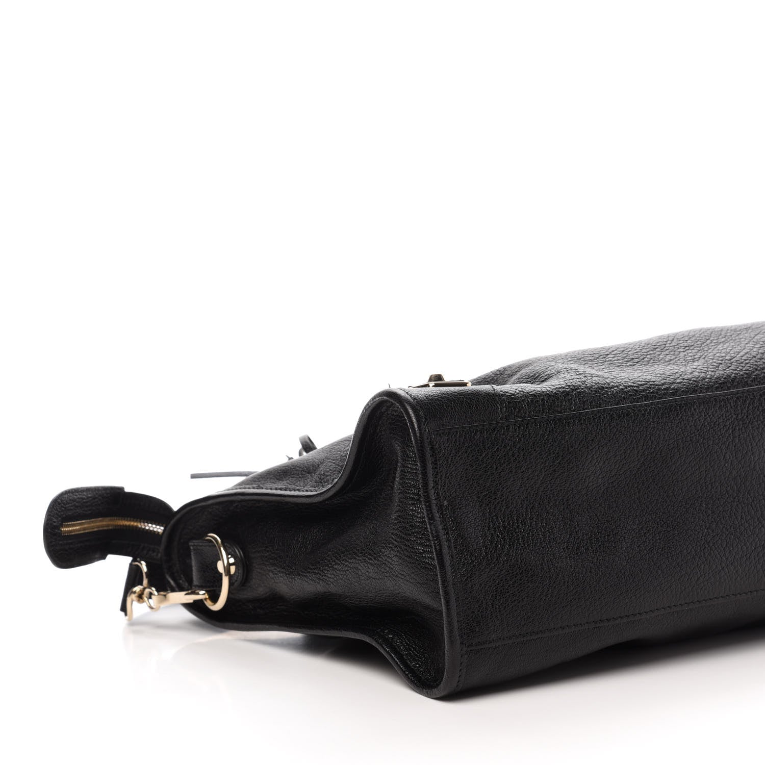 Balenciaga Chevre Gold Metallic Edge Hardware City Black 7 of 13