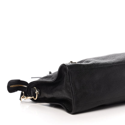 Balenciaga Chevre Gold Metallic Edge Hardware City Black 7 of 13