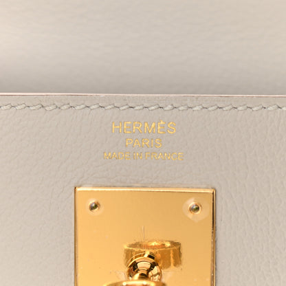 Hermes Evercolor Kelly Retourne 28 Gris Perle 5 of 9