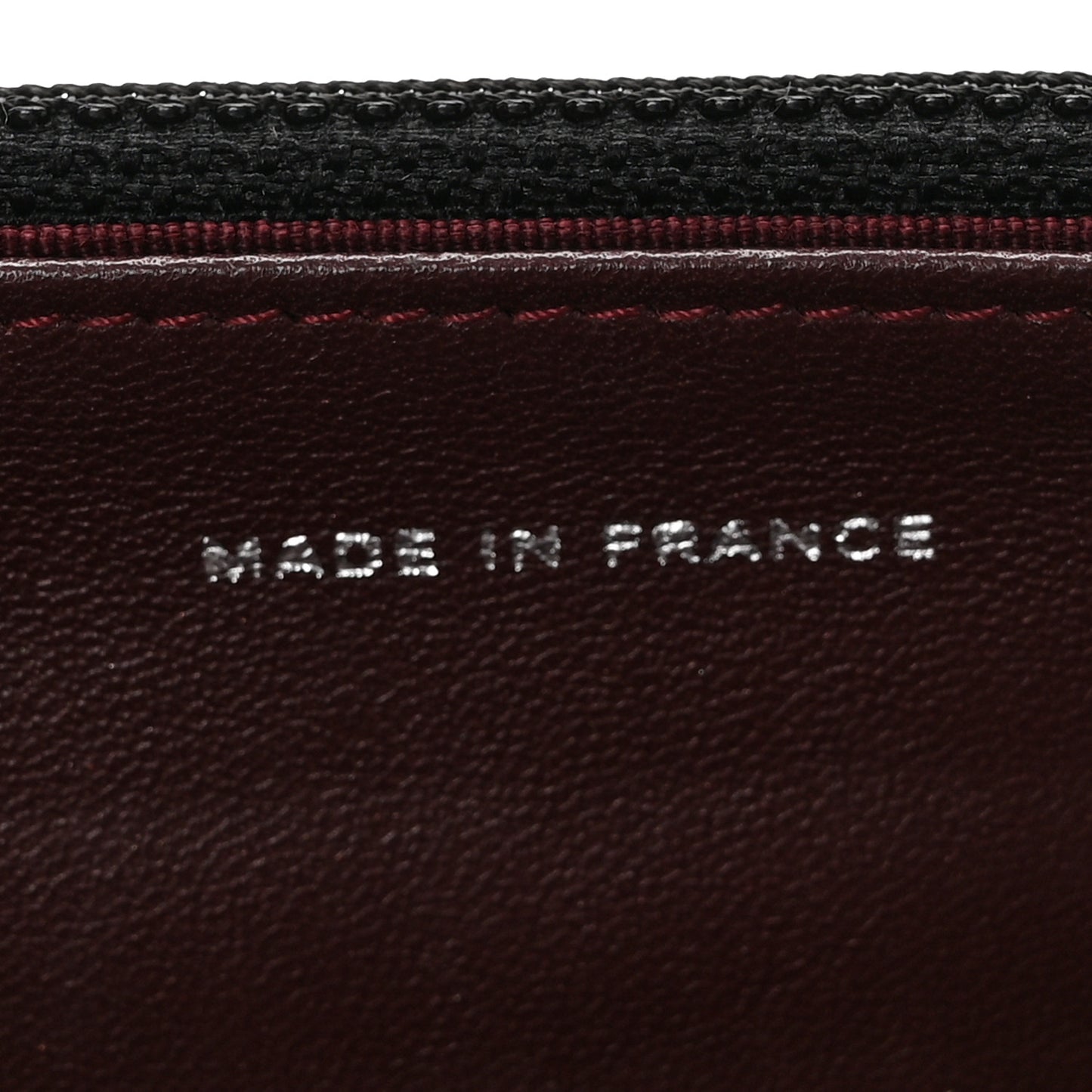 Lambskin Quilted Wallet On Chain WOC Black