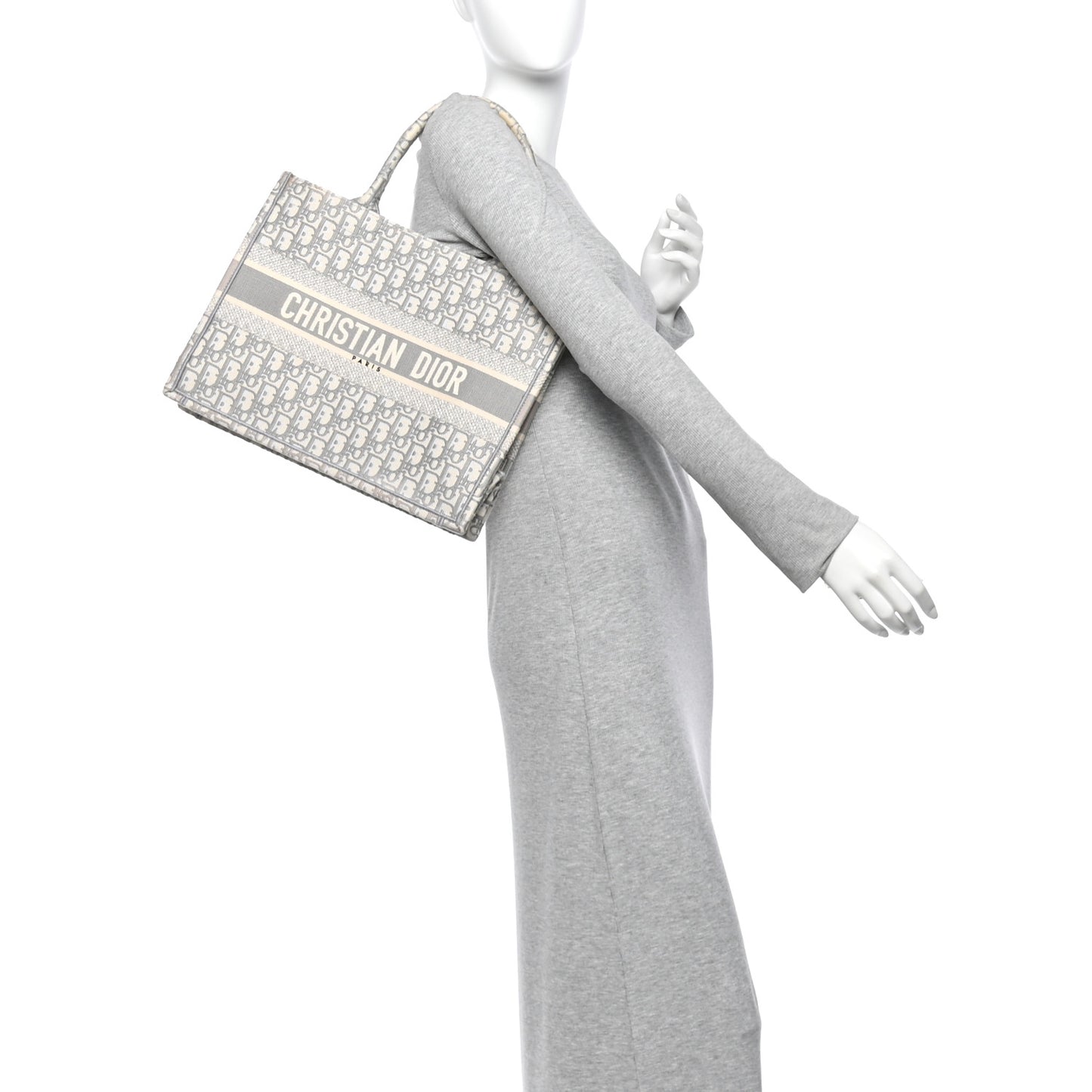 Oblique Medium Book Tote Grey