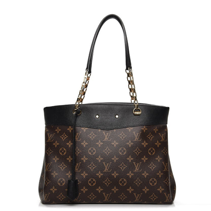 Louis Vuitton Monogram Pallas Shopper Black 1 of 9