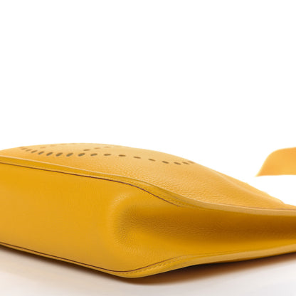 Hermes Taurillon Clemence Evelyne GM Jaune 7 of 9