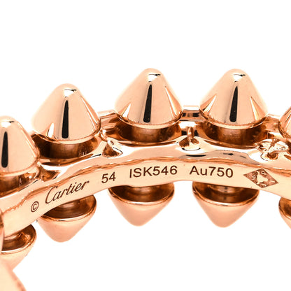 Cartier 18K Pink Gold MM Clash De Cartier Ring 54 7 4 of 4