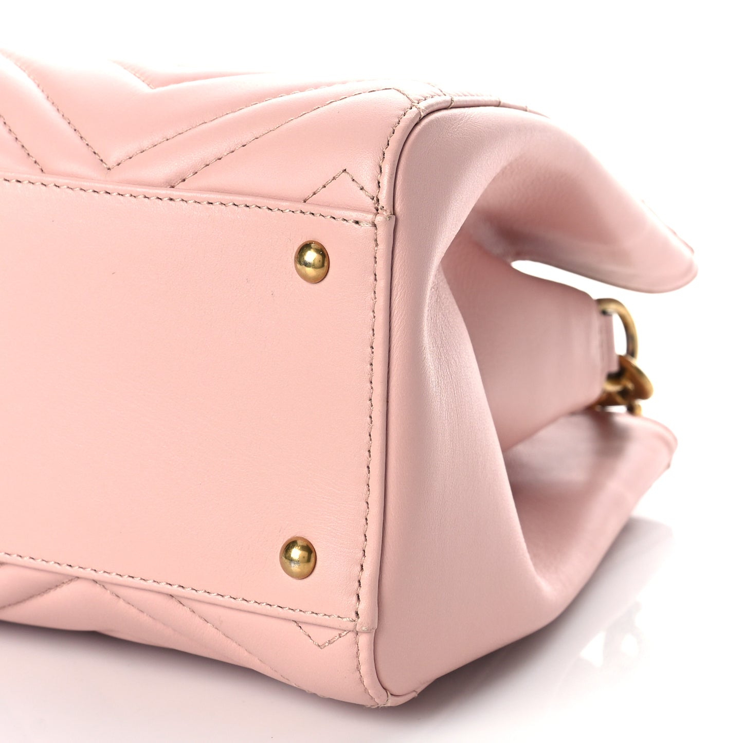 Calfskin Matelasse Small GG Marmont Tote Perfect Pink