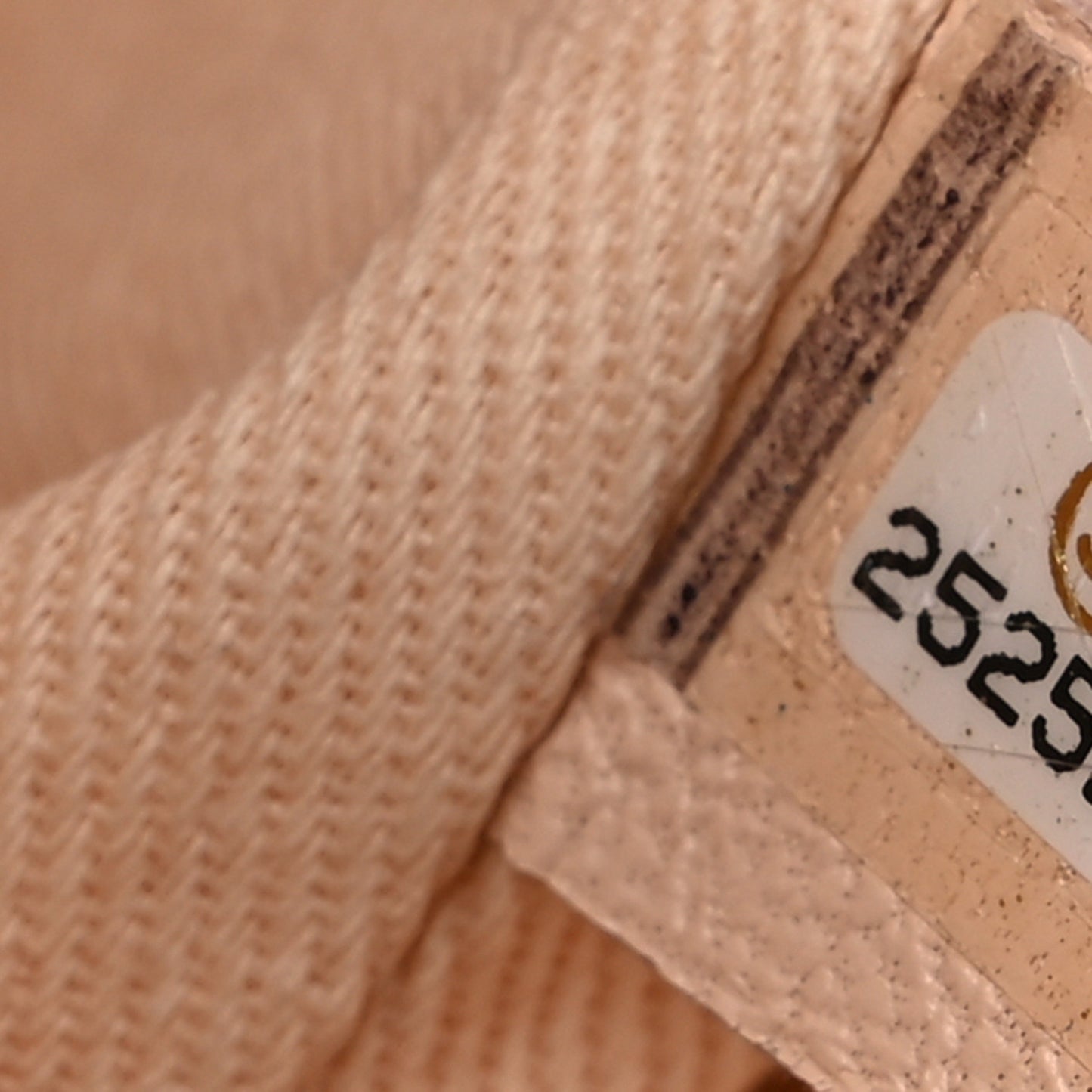 Grained Calfskin Stitched Medium Braided With Style Hobo Beige