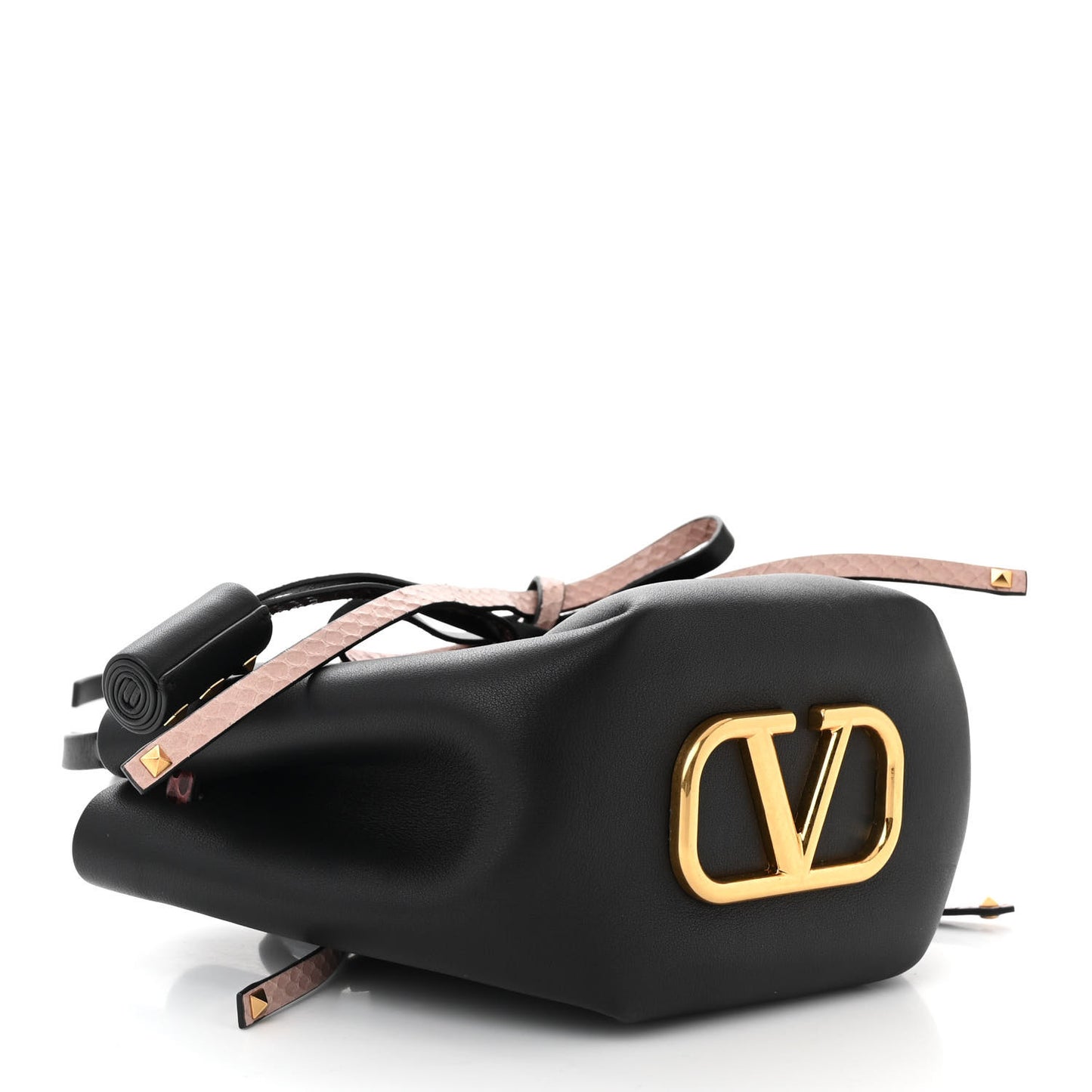 Vitello Ayers VLogo Bucket Bag Black