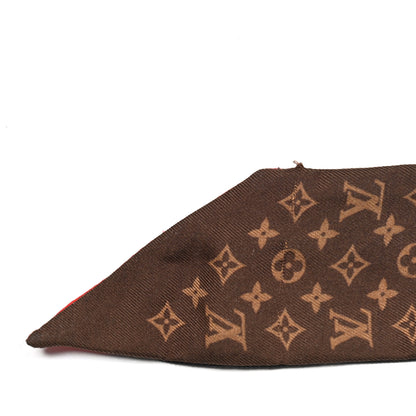 Louis Vuitton Silk Monogram LV Stories BB Bandeau Black 4 of 6