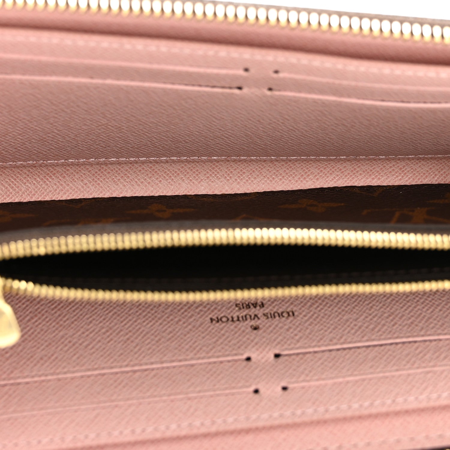 Louis Vuitton Monogram Clemence Wallet Rose Ballerine 5 of 11