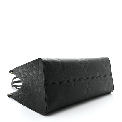 Louis Vuitton Empreinte Monogram Giant Onthego MM Black 4 of 10