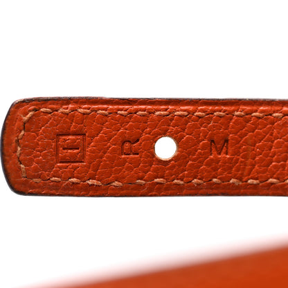 Hermes Chamonix Looping Interchangeable Bracelet Orange Black 7 of 10