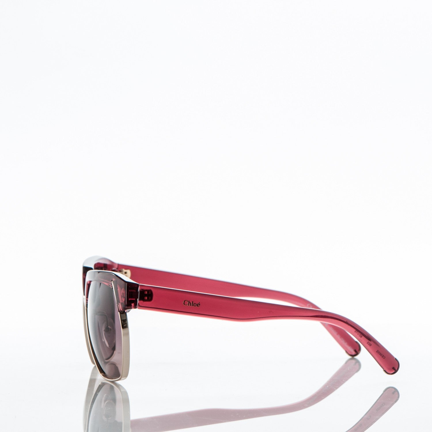 Chloe Dafne Sunglasses CE665S Burgundy 2 of 6