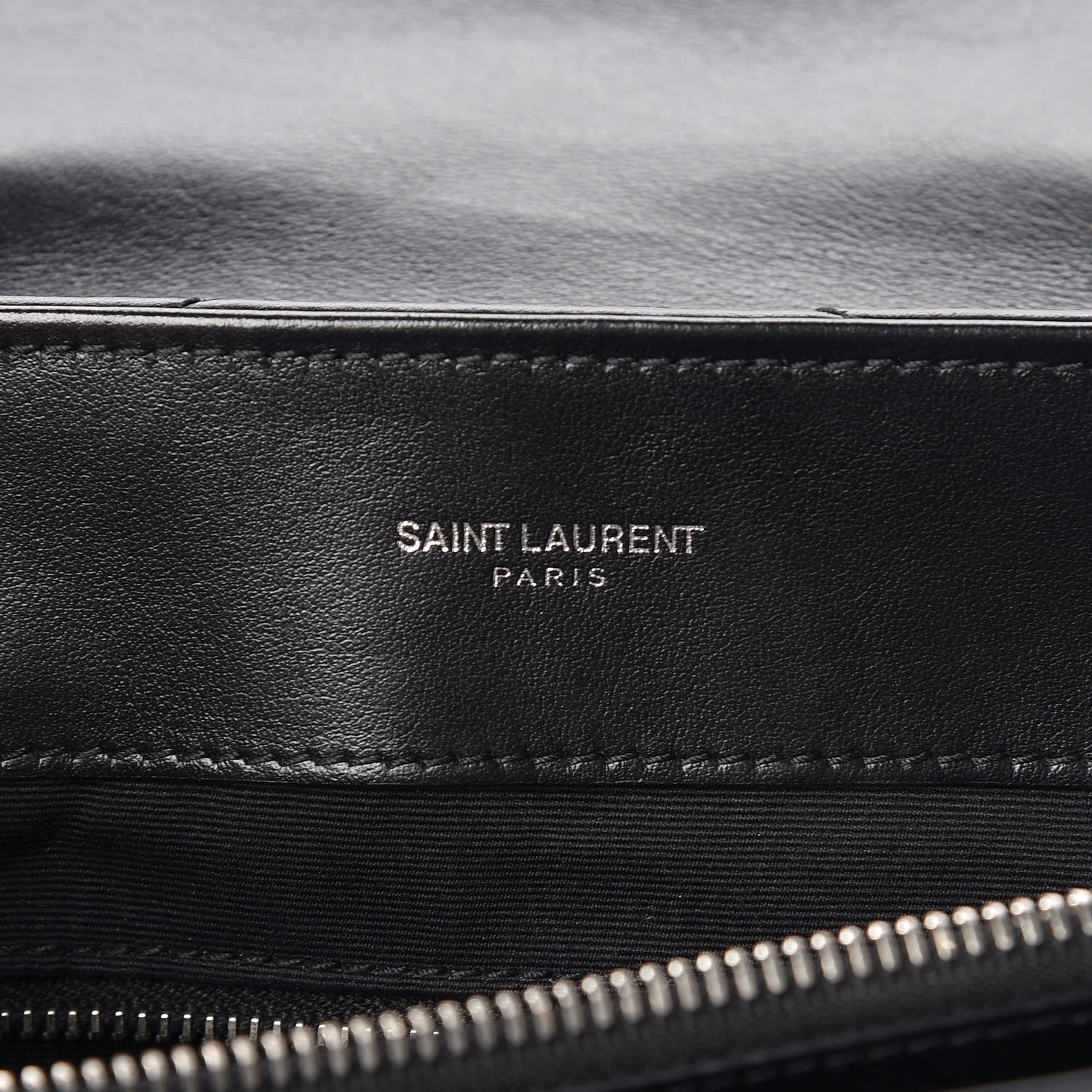 Saint Laurent Calfskin Y Quilted Monogram Medium Loulou Chain Satchel Black 6 of 13