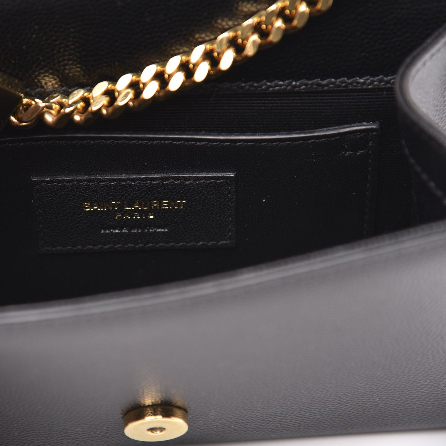Grain De Poudre Small Monogram Kate Satchel Black