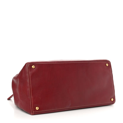 Chanel Calfskin CC Shoulder Bag Red 4 of 13