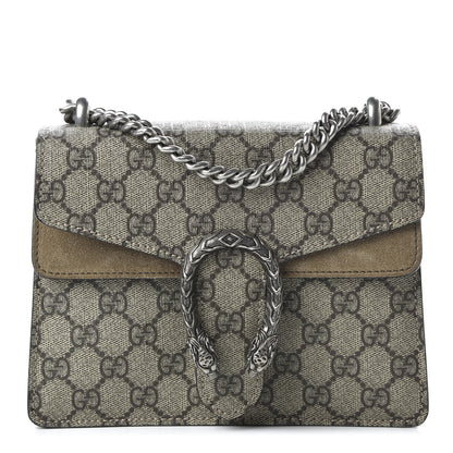 Gucci GG Supreme Monogram Mini Dionysus Shoulder Bag Taupe 1 of 11