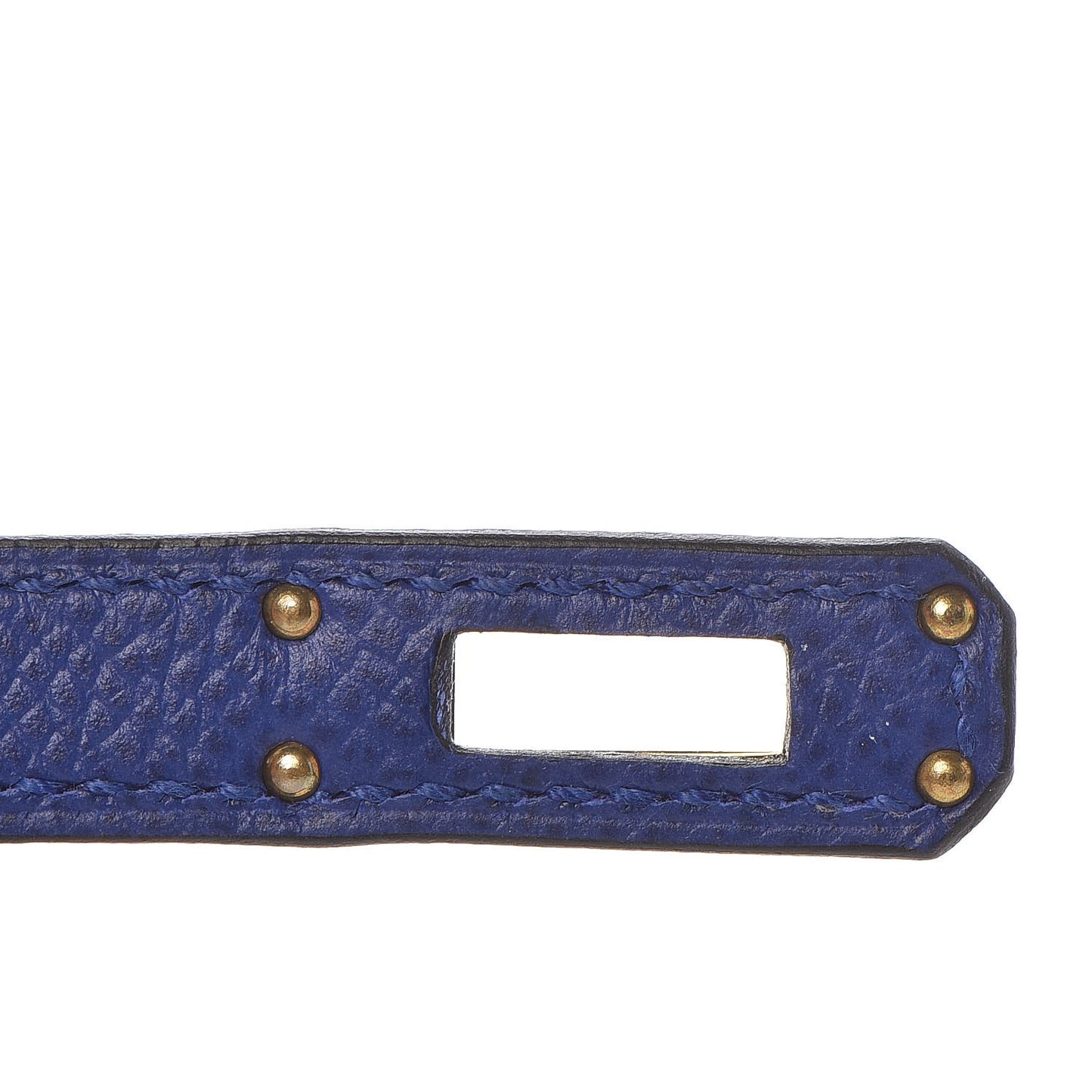 Epsom Mini Kelly Sellier 20 Bleu Electrique