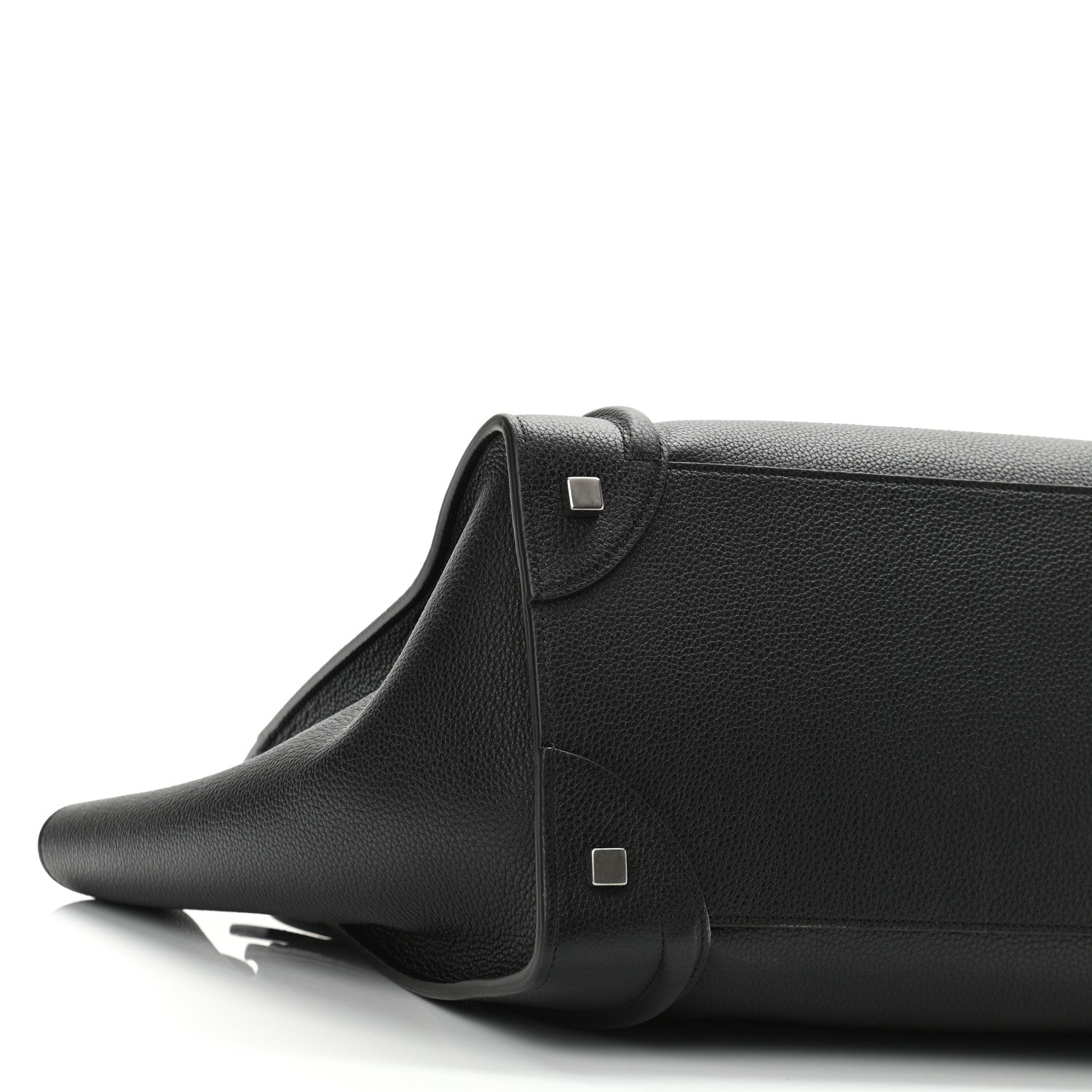 Celine Drummed Calfskin Mini Luggage Black 8 of 9