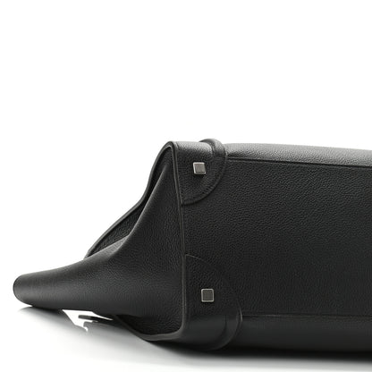 Celine Drummed Calfskin Mini Luggage Black 8 of 9