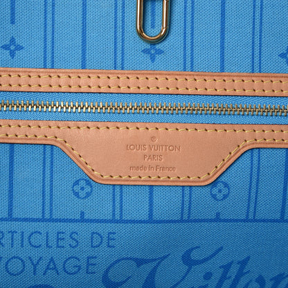 Louis Vuitton Monogram My LV Heritage Neverfull GM Blue Clair White 6 of 7