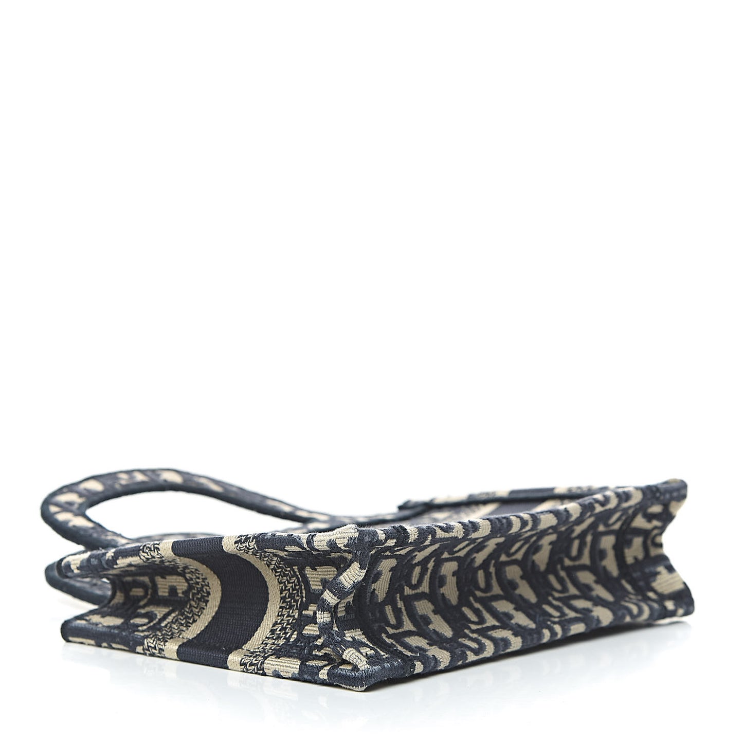 Oblique Mini Book Tote Blue Multicolor