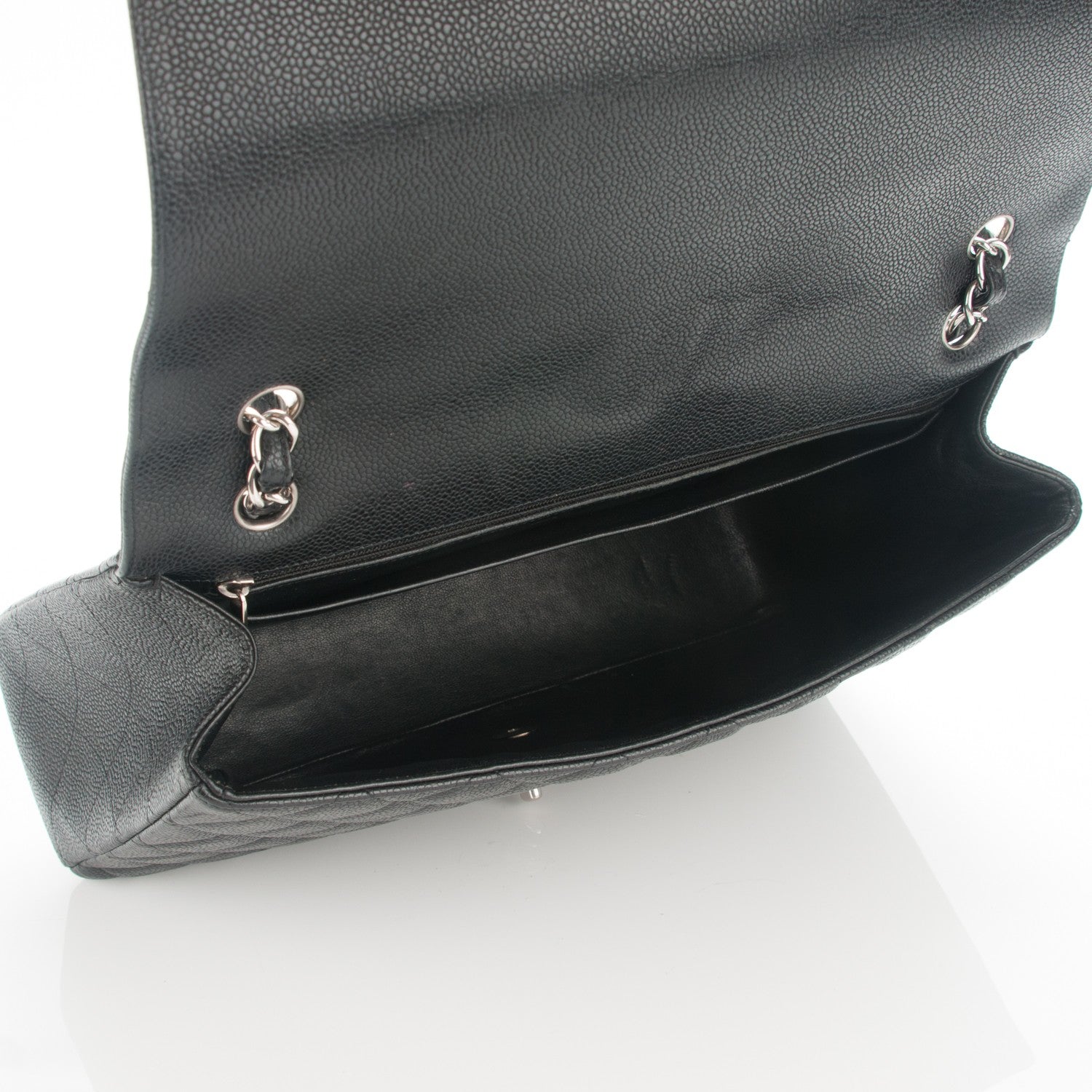 Chanel Caviar Quilted Maxi Single Flap Black 5 of 7