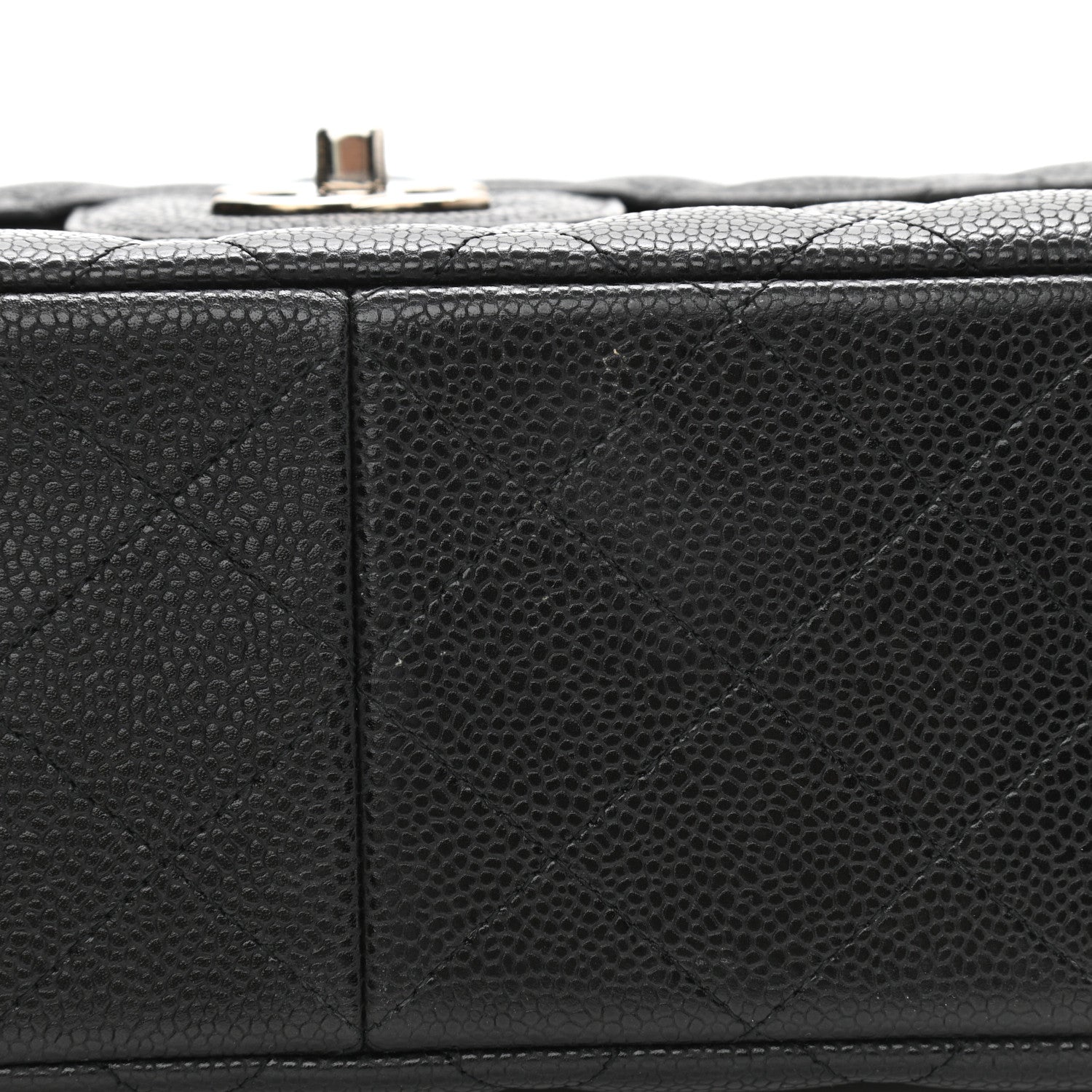 Chanel Caviar Quilted Jumbo Double Flap Black 11 of 11