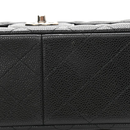 Chanel Caviar Quilted Jumbo Double Flap Black 11 of 11